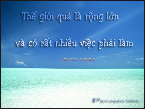 Thế giới rộng lớn và có nhiều việc phải làm - Phần 1