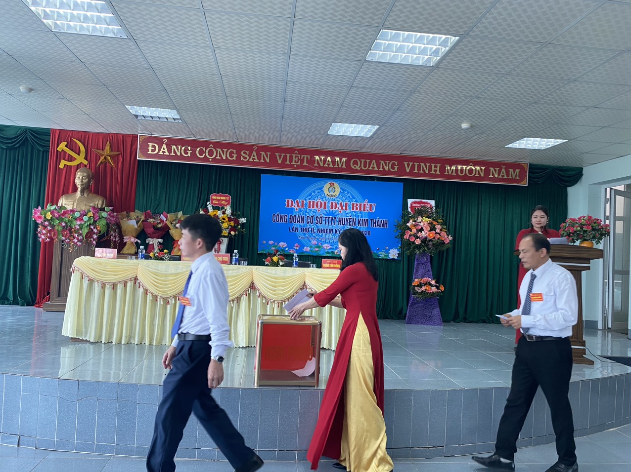 Đại hội Công đoàn cơ sở Trung tâm Y tế huyện Kim Thành lần thứ II, nhiệm kỳ 2023-2028