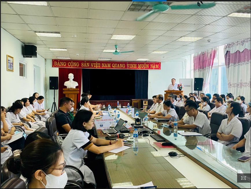 Trung tâm Y tế Kim Thành tổ chức tập huấn tiêm an toàn năm 2025