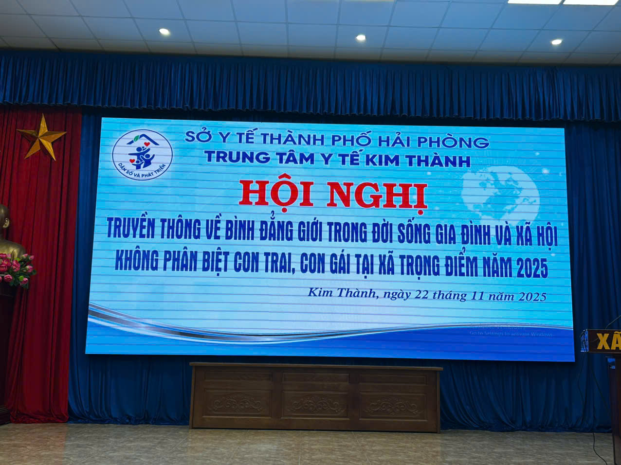 TIN HOẠT ĐỘNG – HỘI NGHỊ TRUYỀN THÔNG VỀ BÌNH ĐẲNG GIỚI NĂM 2025