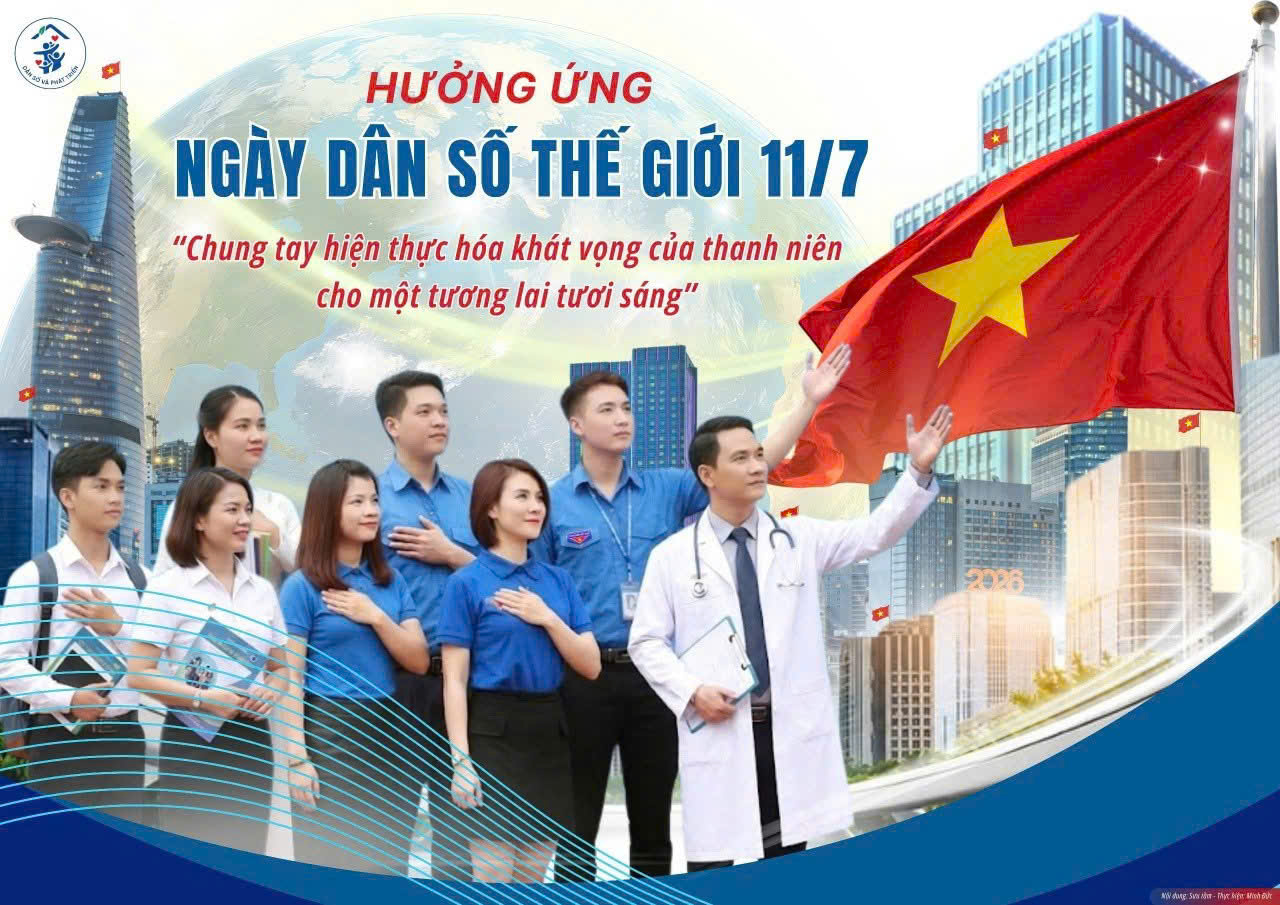TTYT KIM THÀNH HƯỞNG ỨNG NGÀY DÂN SỐ THẾ GIỚI 11/7/2026